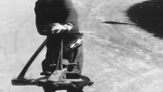 最早早期老式自行车