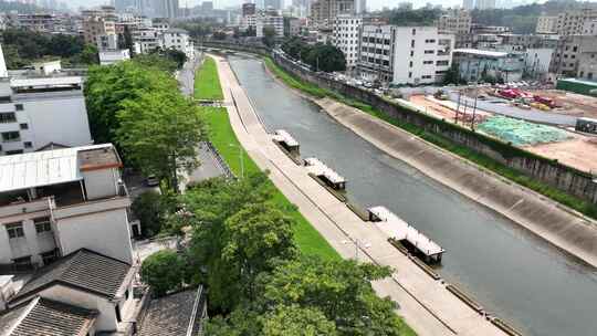 深圳茅洲河综合治理航拍