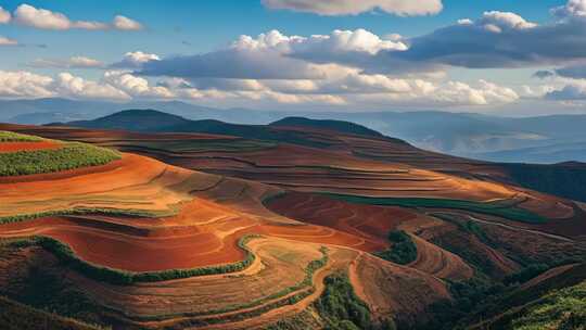 云南东川红土地