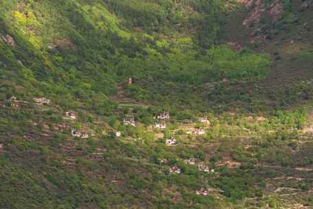 川西阿坝藏寨延时摄影