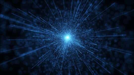 科幻通道数字背景穿梭