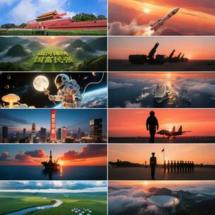 《和谐中国》配乐背景 根据音乐制作高清在线视频素材下载