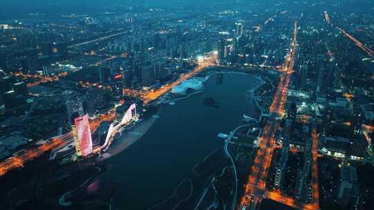 杭州金沙湖夜景