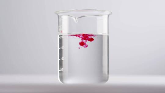 品红在水中扩散实验