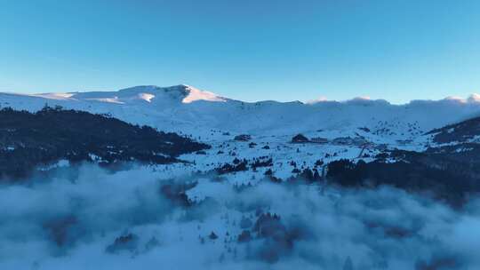 雪鸟瞰自然索道