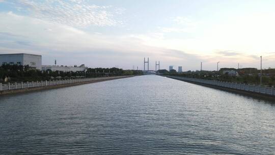 上海姚家浜河道4K航拍