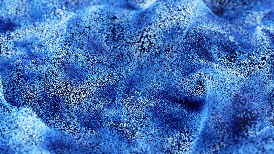 蓝色小方块粒子扰动