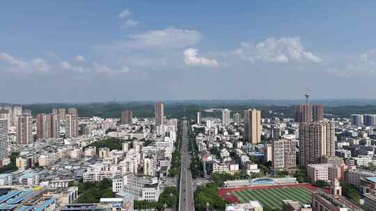 四川德阳建设德阳大景航拍