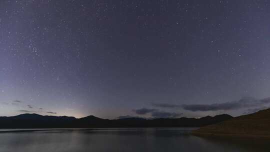 惠州白盆珠水库北极星星空延时