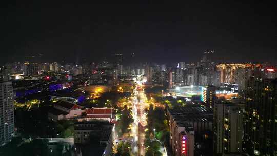 福建莆田东园东路夜景莆田夜景