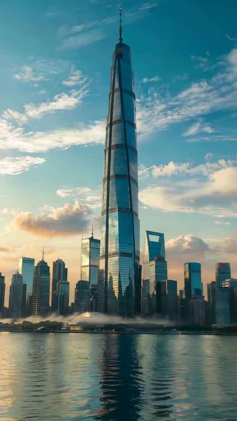 上海陆家嘴上海中心大厦景观