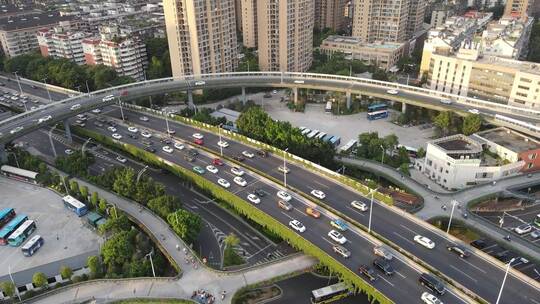 福建福州城市风光地标建筑航拍