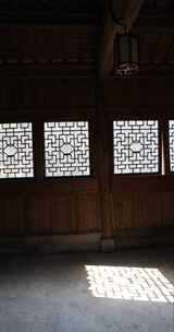 古风建筑中国窗户室内设计光影斑驳唯美