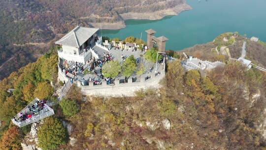 聋哑学校团建郊游济源黄河三峡游船小学生