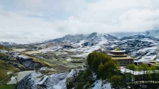 川西寺庙航拍