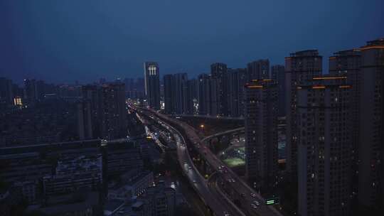 二环高架夜景