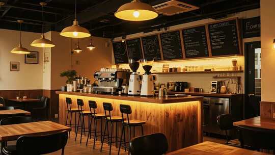 工业风咖啡馆设计风格展示