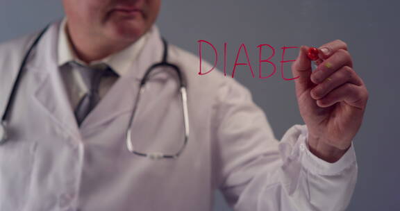 医生写糖尿病单词