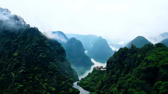 福建武夷山风光航拍