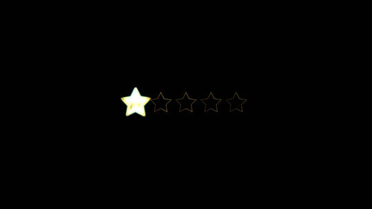 评价星星(1-5星和单星去背素材)