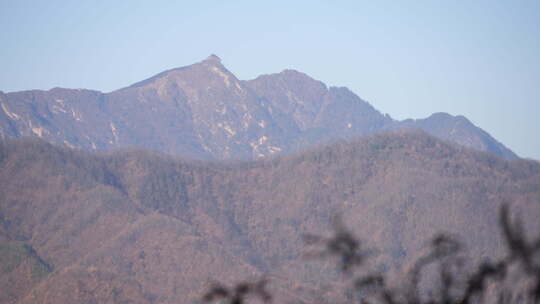 秦岭秋季风景