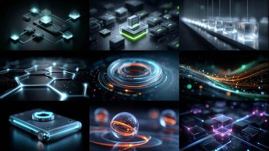 数字资产管理区块链科技未来高清在线视频素材下载