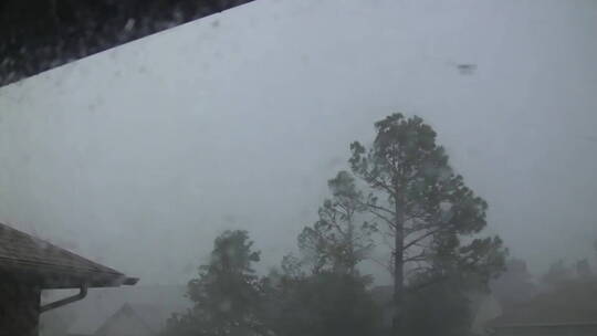 大型冰雹雨水天气视频素材模板下载