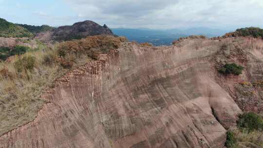 韶关仁化丹霞山无人机航拍阳元石广东5A景区视频素材模板下载