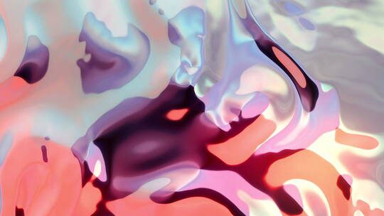 色彩鲜艳高端流体反光模拟动画贴图材质背景