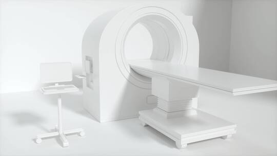 CT造影仪器视频素材模板下载