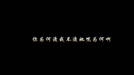 孤独诗人 - 渡我不渡她歌词