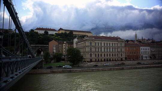布达佩斯多瑙河岸上的建筑