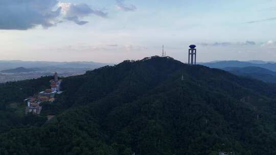 广西梧州白云山景区航拍