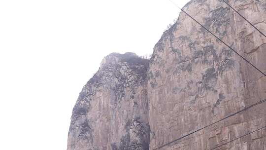 岩石山脉局部景象