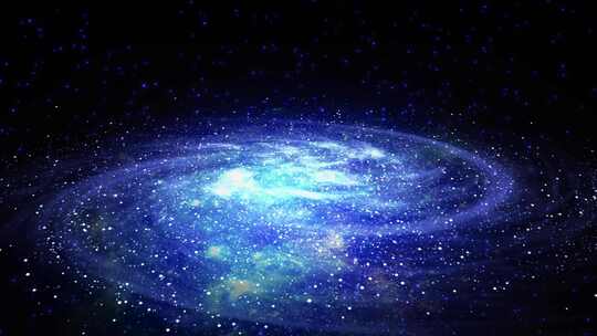 蓝色星云宇宙星空背景