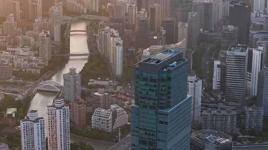 上海城市航拍中焦段