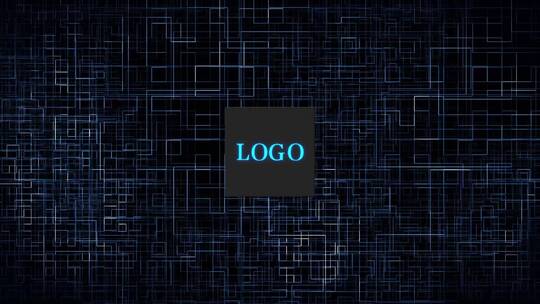 科技感logo展示AE视频素材教程下载