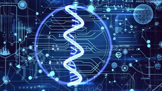 基因工程螺旋DNA