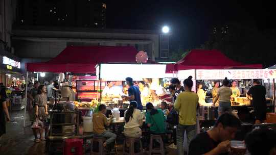 夜市 人间烟火 小吃 夜市 烧烤夜市