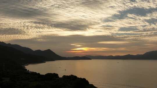 风景，无人机航拍，深圳，海边风景