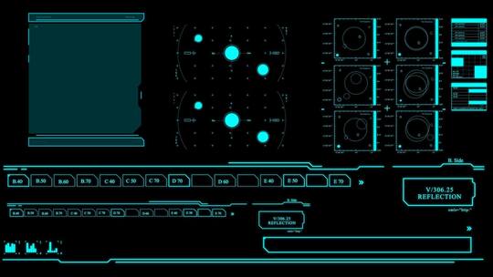 高科技科HUD动画元素