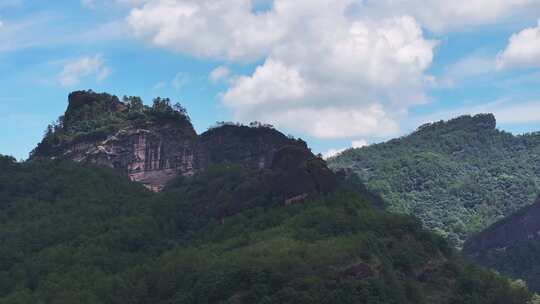 航拍中国福建武夷山美丽风景