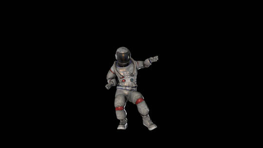 宇航员跳舞动画