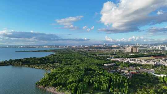 捞鱼河湿地公园全景