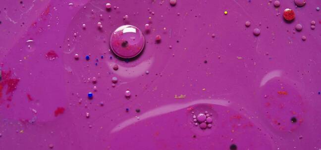 显微镜下紫色颜料