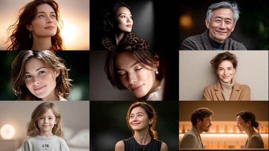 绽放自信笑容传递美好感受高清在线视频素材下载