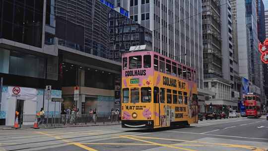 【正版素材】香港城市街道中环