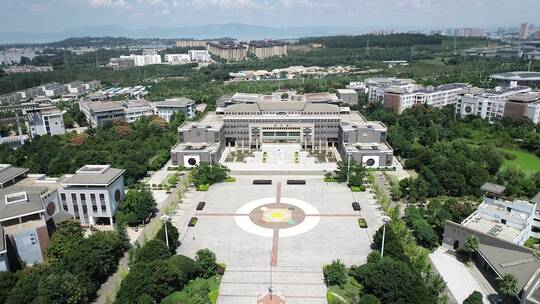 云南中医药大学航拍视频