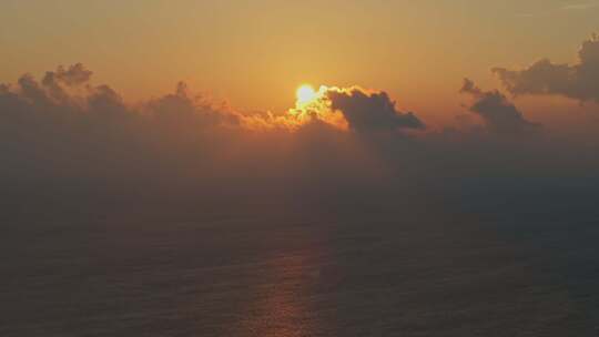 航拍杭州湾跨海大桥海天一洲