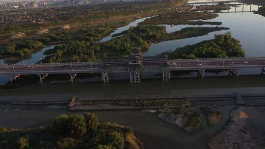 西安浐灞湿地风光桥霸渭桥08